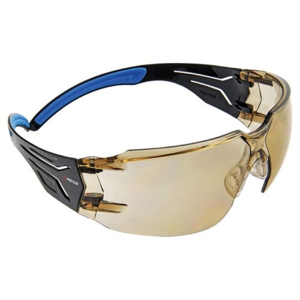 Picture of PRO 4 SAFETY GLASSES LIGHT BROWN LENS SUPER FLEX ARMS